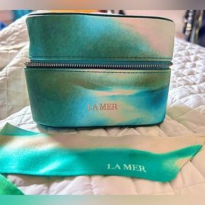 La Mer Makeup Bag & Silk Headband